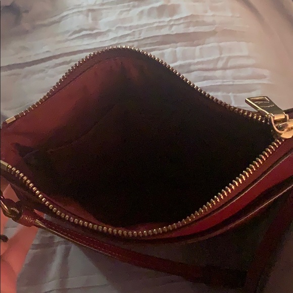 Red Coach Crossbody Messanger Bag - Picture 4 of 6